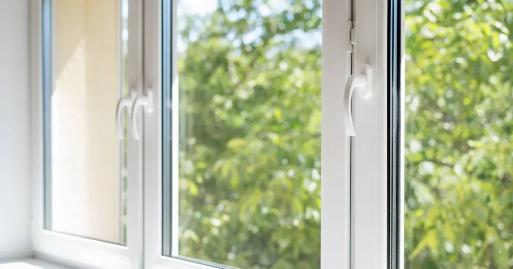 lovely greenery through a double glazed window